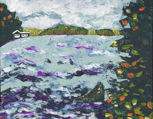 “I´am coming to the cottage.”