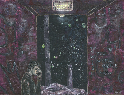 "I wish you were here now."