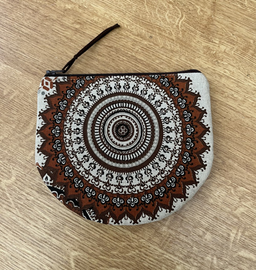 Velká kulatá kapsička- mandala …