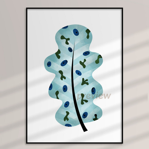Art list poster - vlnky — foto 1