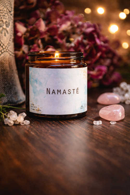 Sójová svíčka - NAMASTÉ.... 180 ML