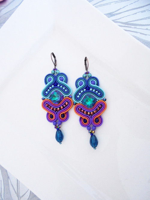 Soutache náušnice