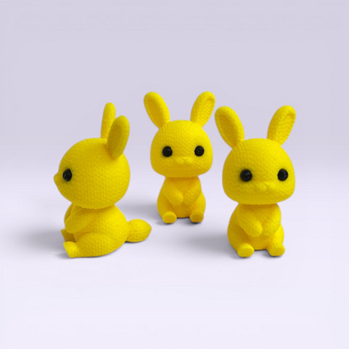 Sběratelská figurka - velikonoční zajíček ŽLUTÝ