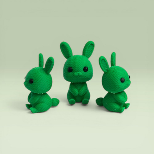Sběratelská figurka - velikonoční zajíček ZELENÝ