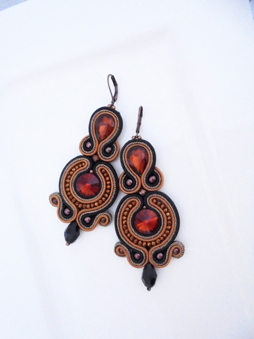 Soutache náušnice