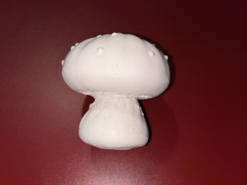 Sádrový odlitek - 3D houba (větší) — foto 1