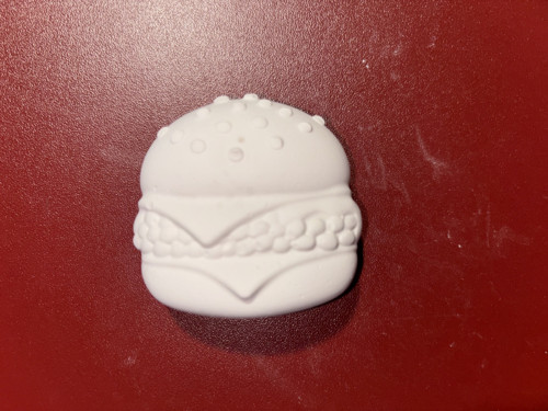 Sádrový odlitek - hamburger ll.