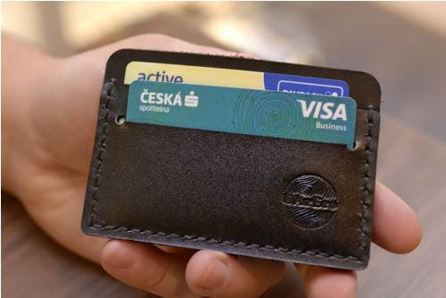Card-holder Slim. Kůže "Kaiser" černá — foto 1