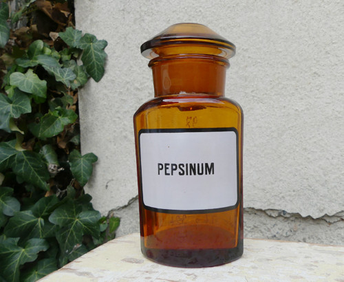 Pepsinum....lékárenská lahev