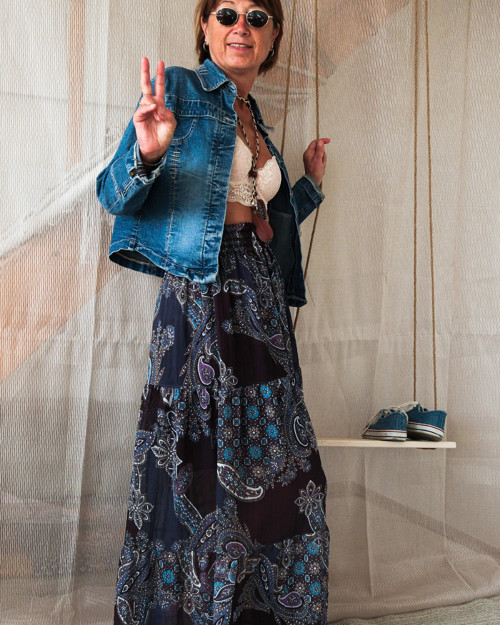 Šifonová sukně HIPPIE — foto 1
