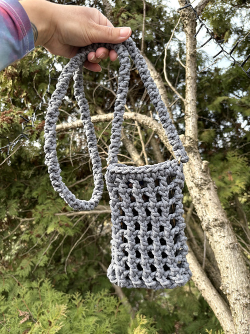 Crossbody háčkovaná kabelka