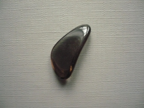 Trom. kámen - obsidián kouřový 23 mm, č.23f