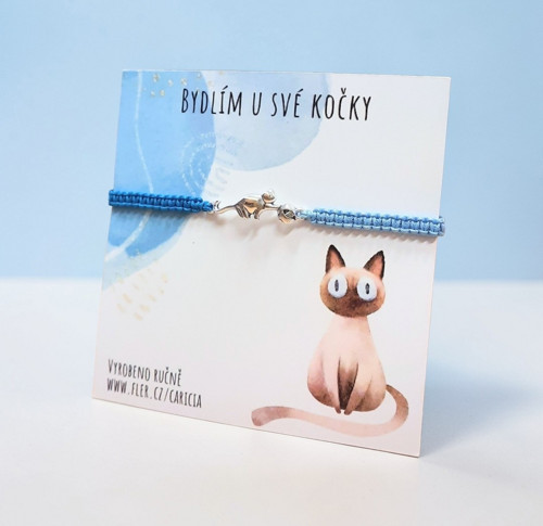 Dárková kartička Bydlím u své kočky