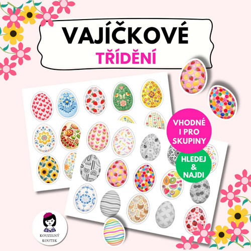 Velikonoční vajíčka skládačka | Velikonoce | Jaro