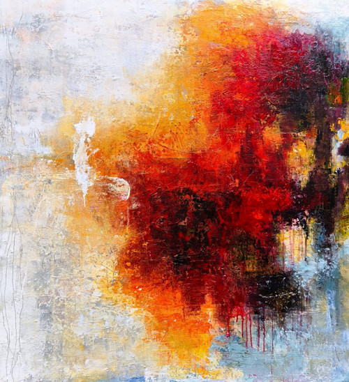 Podvečerní ladění.....110x100cm