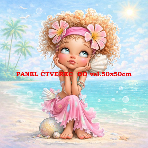 Bavlněný panel 25x25 cm - skladem — foto 1
