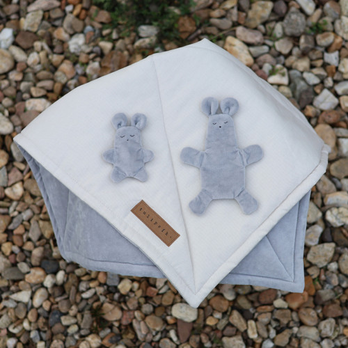 Sada na GAUČ deka + hračky Scandi Linen (+jméno)