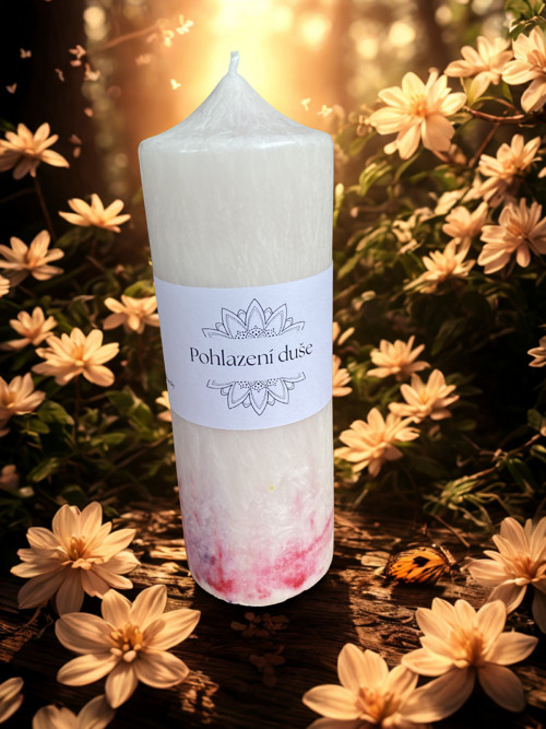 Svíčka z palmového vosku - POHLAZENÍ DUŠE