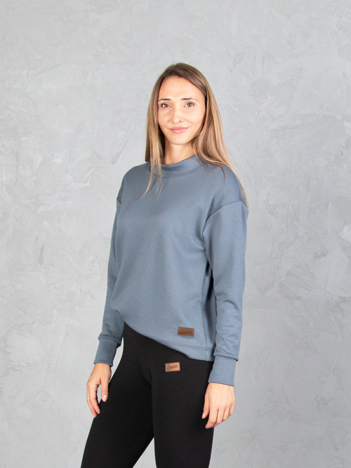 Drexiss dámská mikina TAMY STEEL BLUE