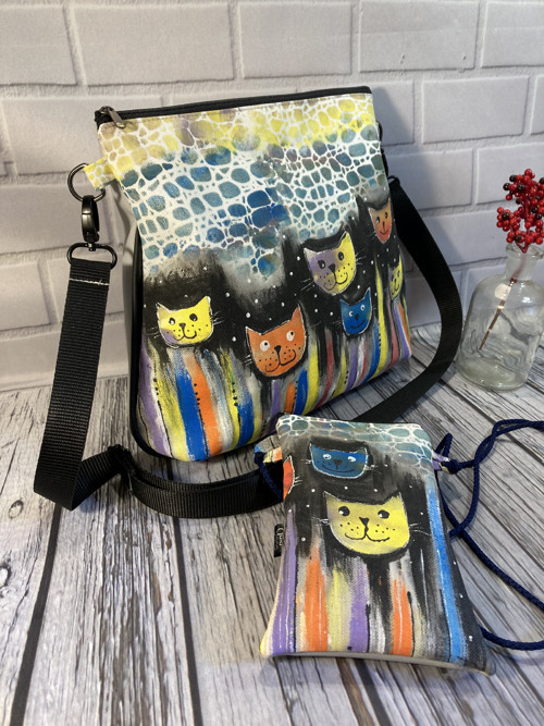 Mini kabelka kočičí