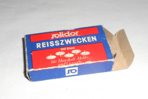 Papírová KRABIČKA • Solidor, Ichtershausen, DDR