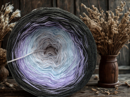 Duhové klubíčko „Půlnoční zahrada“ – 200 g /1000m