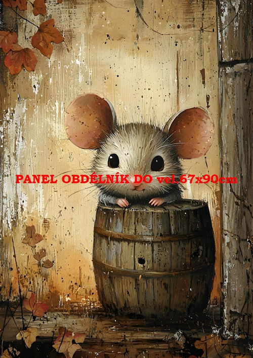 Bavlněný panel 14x20 cm - skladem