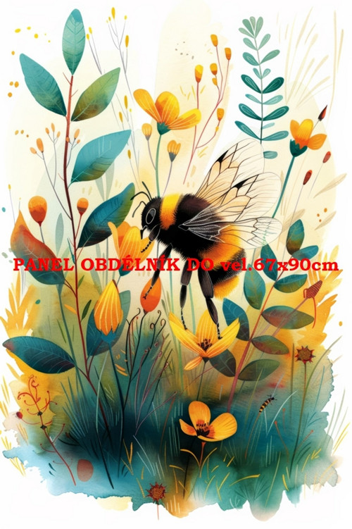 Bavlněný panel 17x25 cm - skladem — foto 1