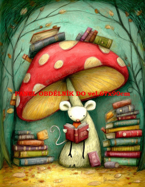 Bavlněný panel 19x25 cm - skladem