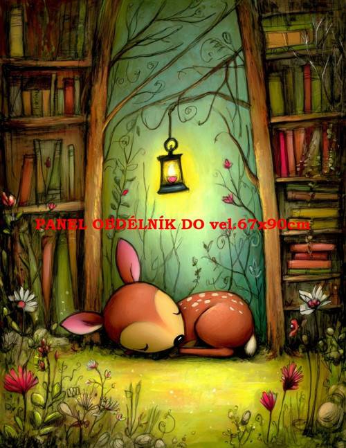 Bavlněný panel 19x25 cm - skladem — foto 1