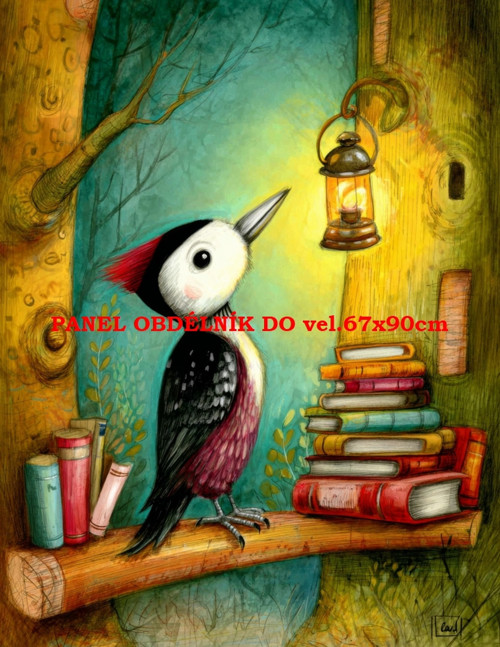 Bavlněný panel 19x25 cm - skladem — foto 1