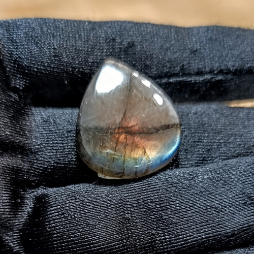 Labradorit, ID M5639, 25x20 mm - výprodej