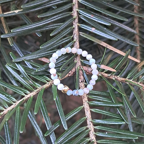 Larimar 2 mm prstýnek