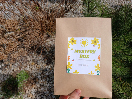 Mystery box s háčkovaným plyšákem