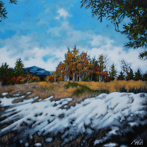 Vzpomínka ... 40x40cm
