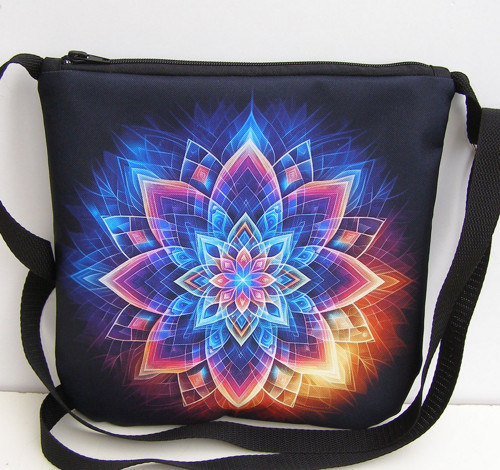 ZĽAVA Čierna kabelka Mandala — foto 1