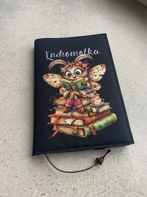 Nepromokavý obal na knihu - Knihomolka
