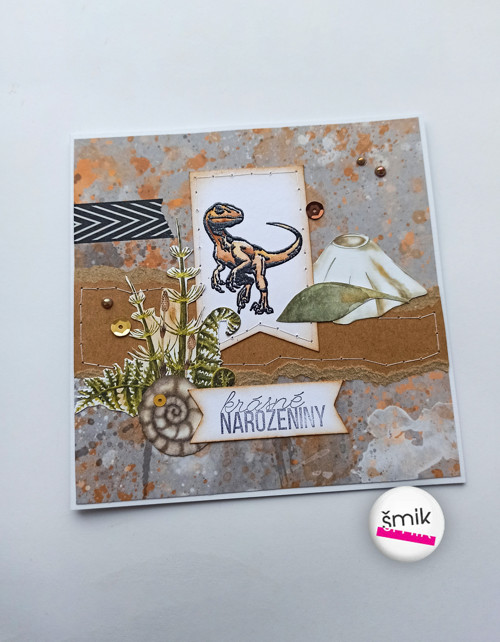 Pravěké přání s tyranosaurem "Prehistoric Fern"