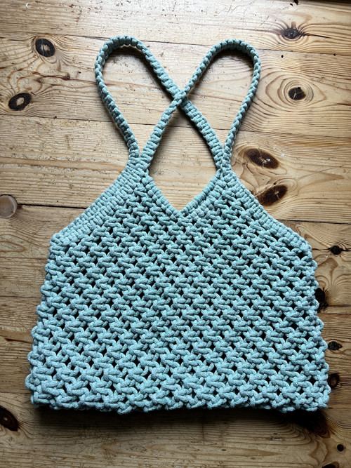 Boho kabelka Matala / mint melange