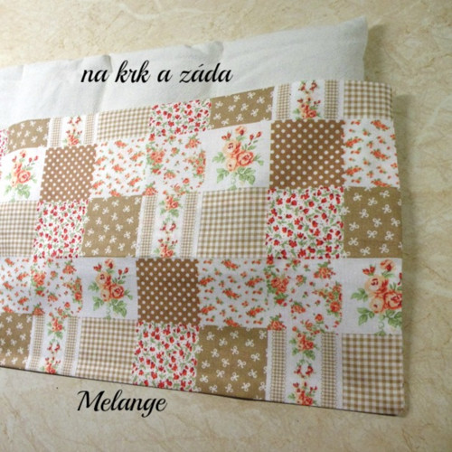 Nahřívací pás pohanka a špalda patchwork