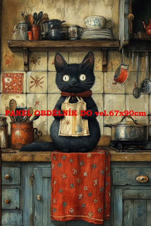 Bavlněný panel 13x20 cm - skladem