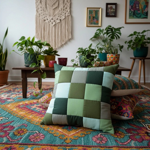 Patchwork polštář 100% bavlna různé rozměry