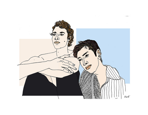 Ilya a Shane - tisk autorské grafiky 1