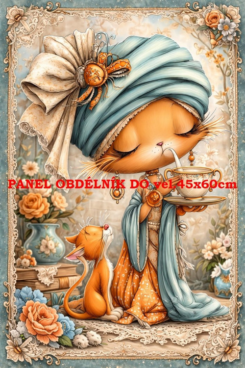 Bavlněný panel 17x25 cm - skladem — foto 1