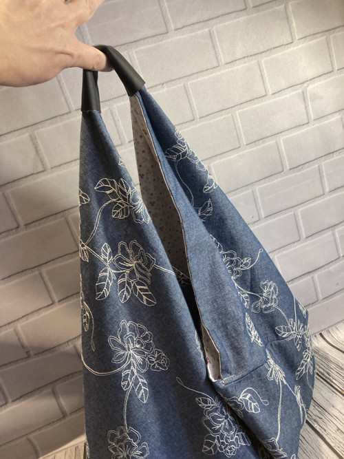 Hobo bag džínová — foto 1