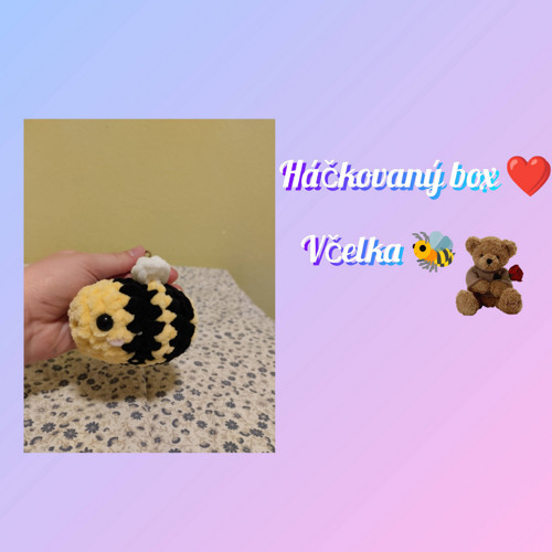 Háčkovaný box včelička