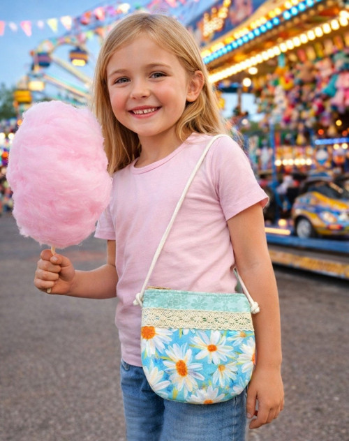 Dívčí kabelka crossbody Kopretiny