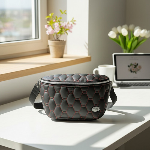 Stylová crossbody/ledvinka z umělé kůže