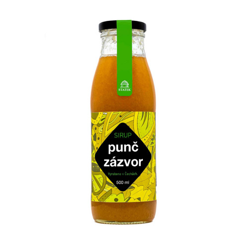 Sirup punč zázvor s dužninou 500 ml