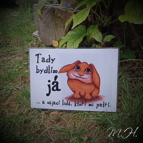 Tady bydlím já... a nějací lidé... (králík)